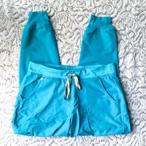 Figs Teal Zamora Jogger Scrub Pants ☆
